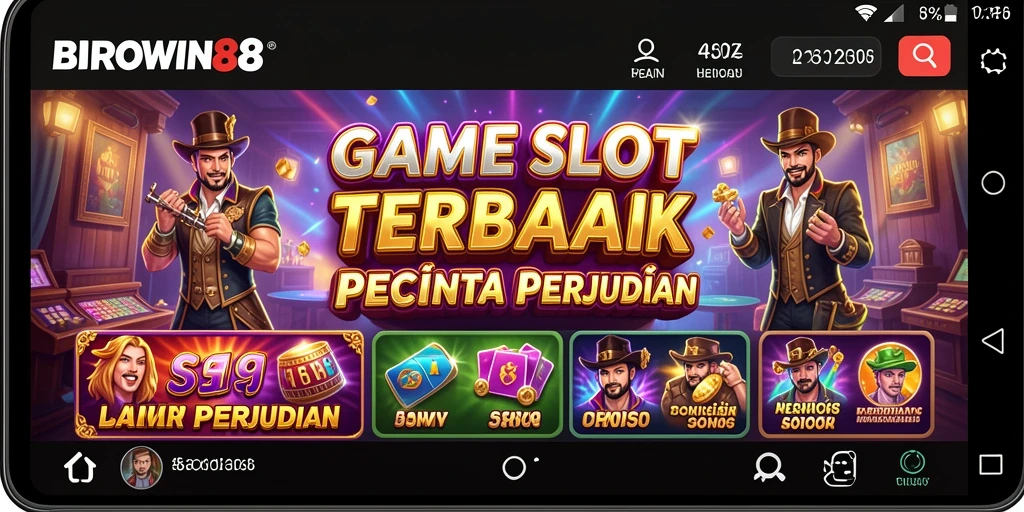 Tampilan gameplay slot BROWIN88 yang menarik dan penuh warna.