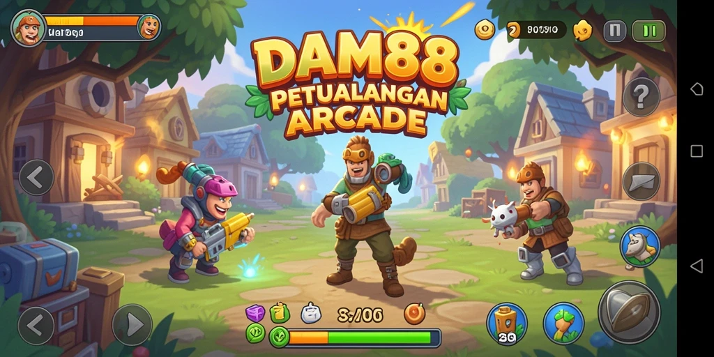 Tampilan gameplay <strong>DAM88</strong> yang seru dan mengasyikkan di layar.