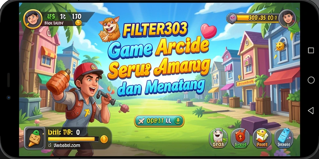 Tangkapan layar FILTER303 menampilkan gameplay seru dan penuh aksi.