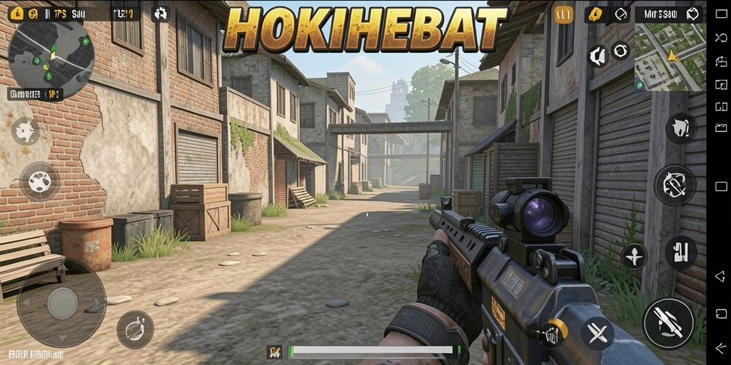 Gameplay seru HOKIHEBAT dengan pertempuran mendebarkan.