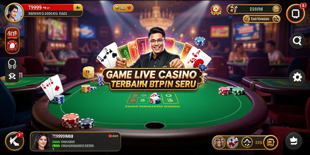 T9999 menampilkan dealer profesional di Live Casino yang menarik.