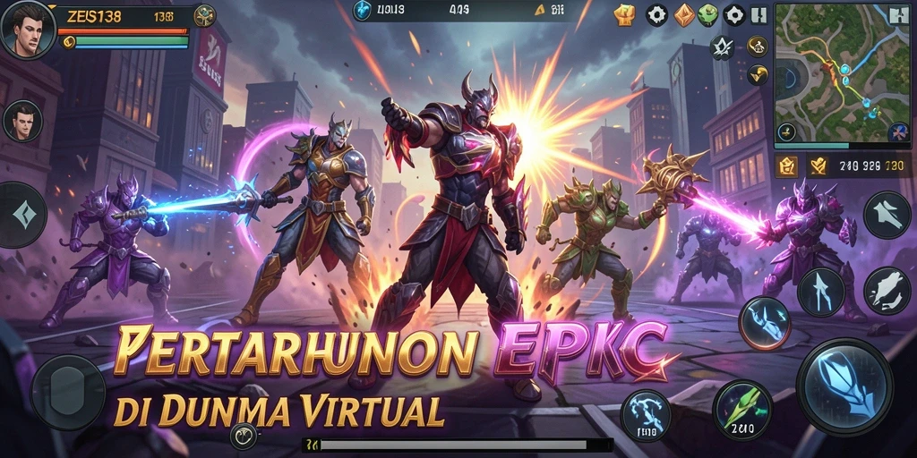 Screenshot gameplay ZEUS138 yang menampilkan pertarungan seru.